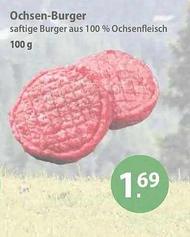 Ochsen-Burger - Saftige Burger aus 100 % Ochsenfleisch