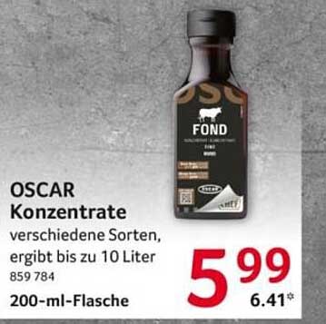 OSCAR Konzentrate – Verschiedene Sorten für köstliche Gerichte