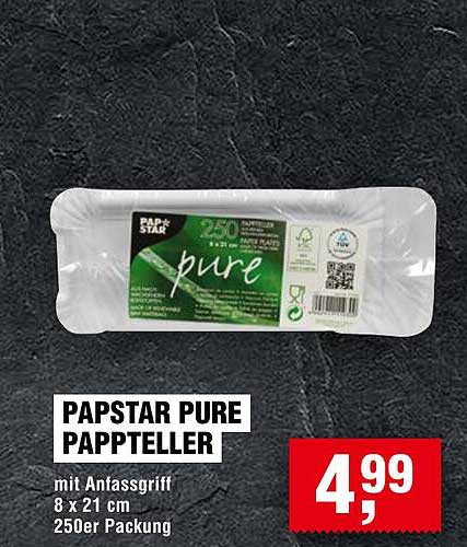 PAPSTAR PURE Pappteller