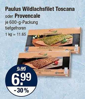 Paulus Wildlachsfilet Toscana oder Provencale