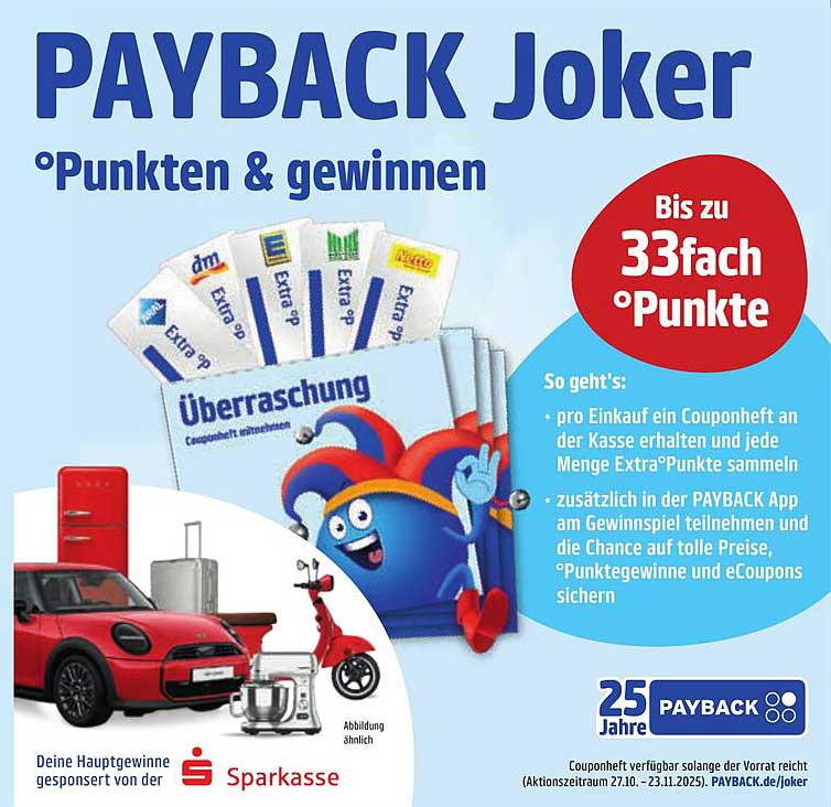 PAYBACK Joker - Punkten & Gewinnen