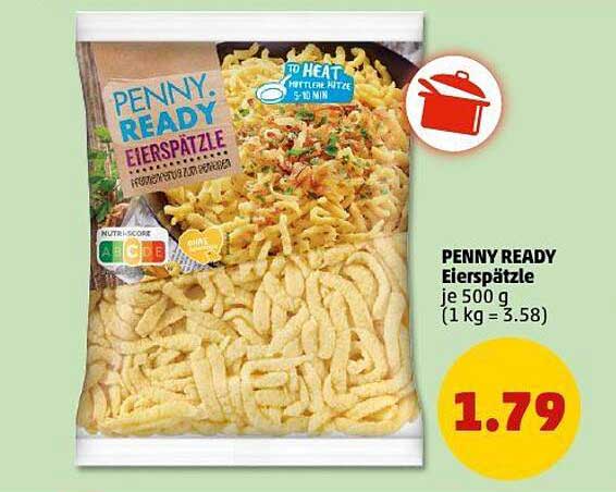 PENNY READY Eierspätzle je 500 g