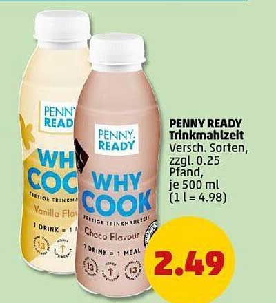 PENNY READY Trinkmahlzeit - Verschiedene Sorten
