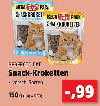 PERFECTO CAT Snack-Krokette - versch. Sorten