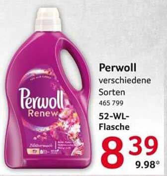 Perwoll Renew – verschiedene Sorten 52-WL-Flasche