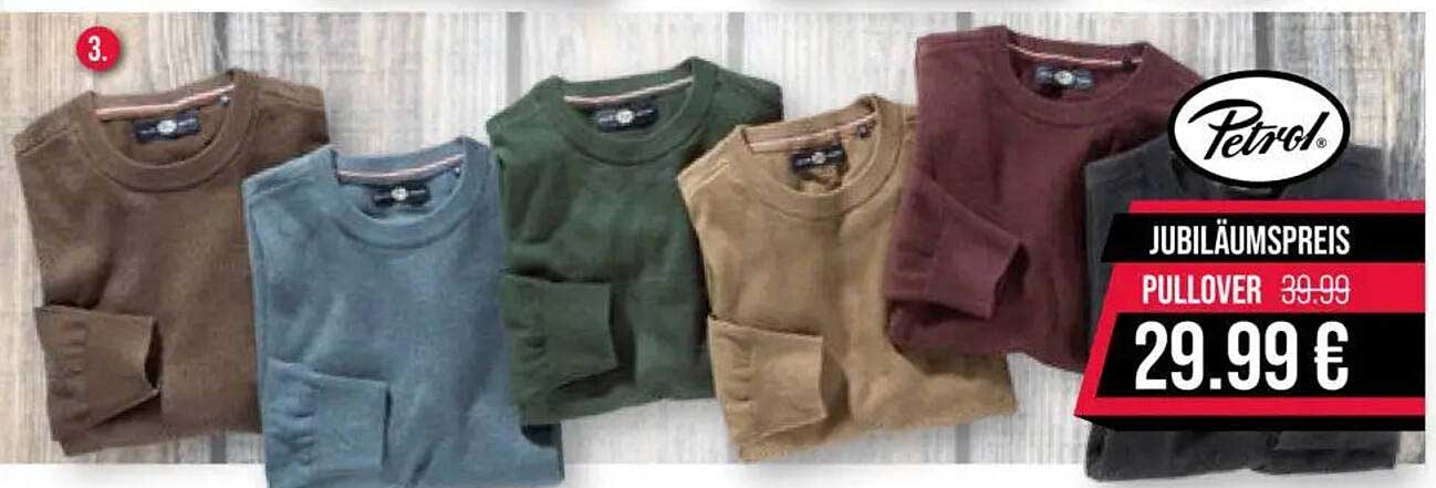 Petrol Pullover zum Jubiläumspreis