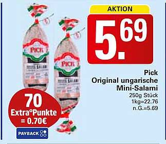 Pick Original ungarische Mini-Salami
