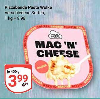 Pizzabande Pasta Wolke - Mac 'N' Cheese, 400 g