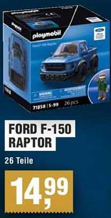 PLAYMOBIL Ford F-150 Raptor mit 26 Teilen