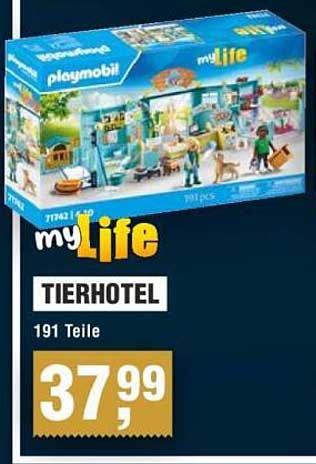 PLAYMOBIL myLife Tierhotel mit 191 Teilen