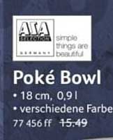 Poké Bowl – 18 cm, 0,9 l in verschiedenen Farben