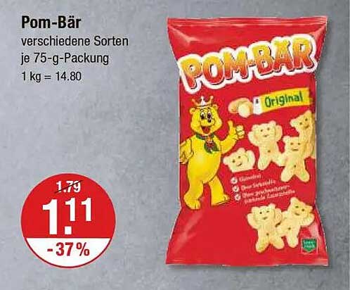 Pom-Bär verschiedene Sorten je 75-g-Packung