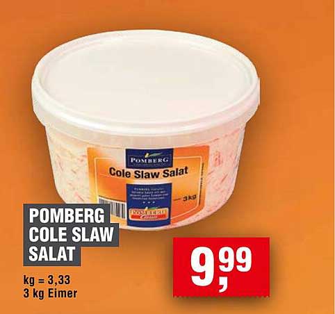 POMBERG COLE SLAW SALAT 3 kg Eimer