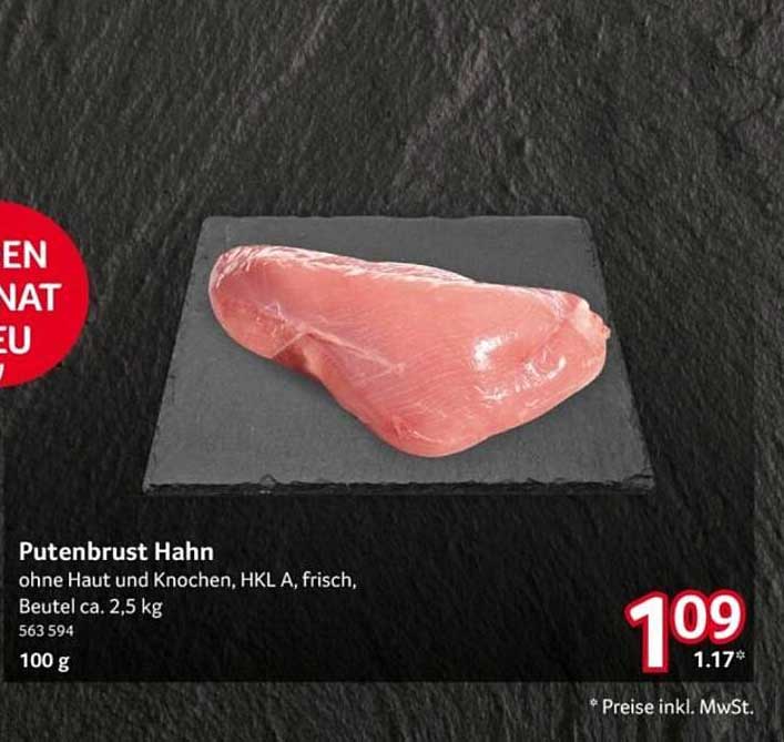 Putenschnitzel Hahn, frisch, Beutel ca. 2,5 kg