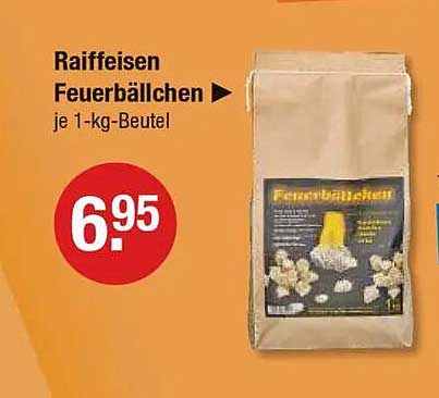 Raiffeisen Feuerbällchen je 1-kg-Beutel