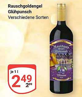 Rauschgoldengel Glühpunsch verschiedene Sorten