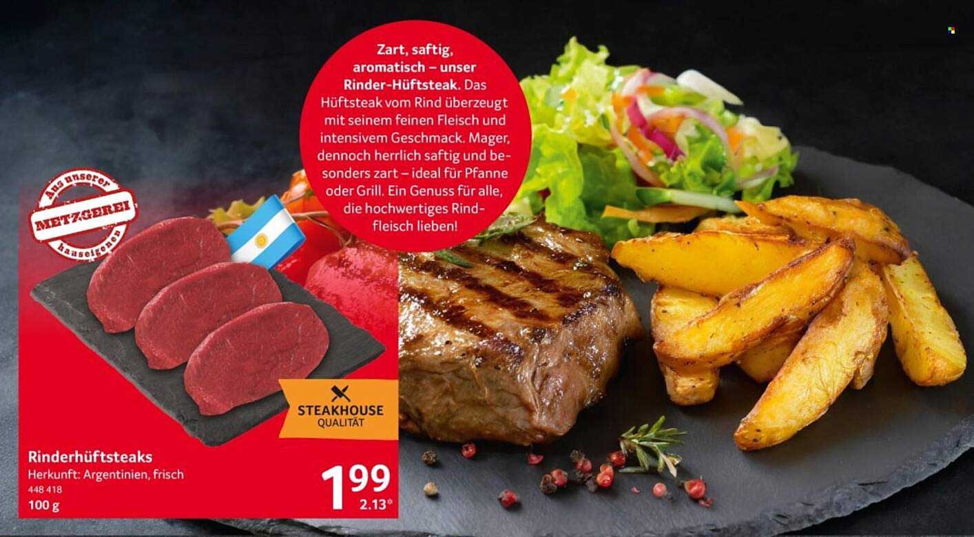 Rinderhüftsteaks - Zart, saftig, aromatisch