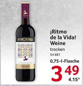 ¡Ritmo de la Vida! - Trockener Wein