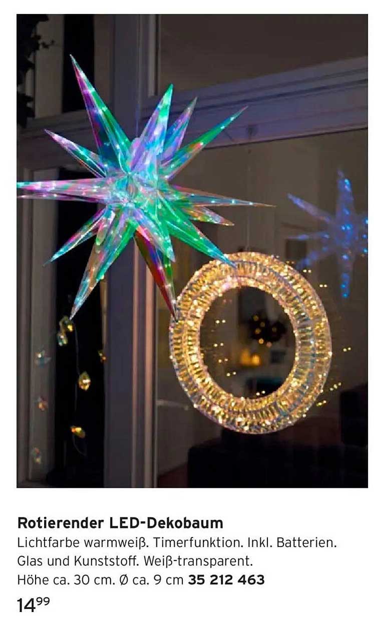 Rotierender LED-Dekobaum