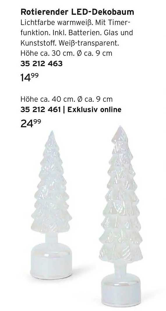 Rotierender LED-Dekobaum