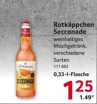 Rotkäppchen Secconade – weinhaltiges Mischgetränk