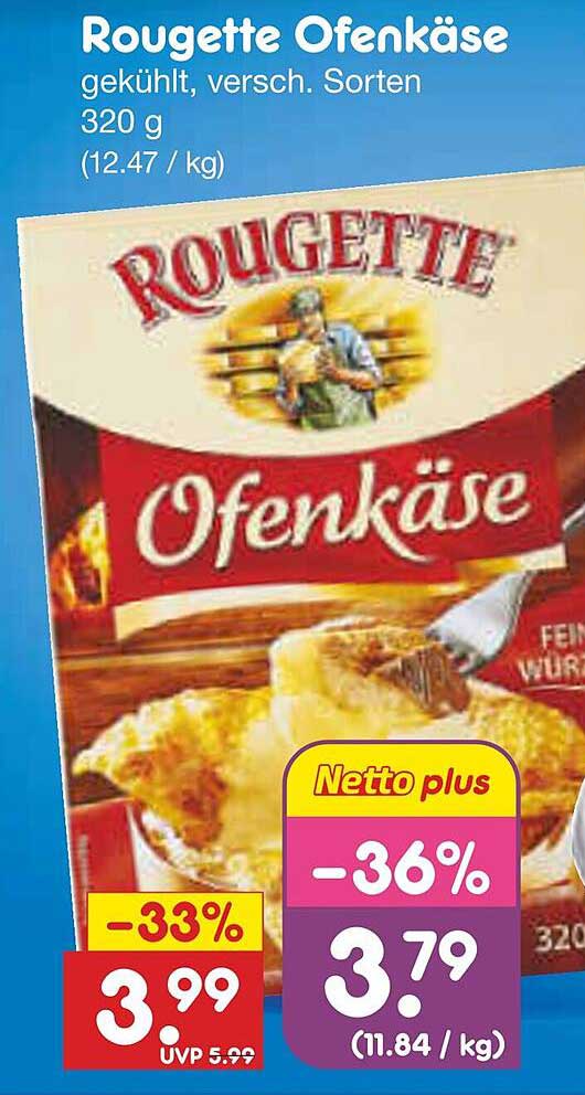 Rougette Ofenkäse, 320 g (versch. Sorten)