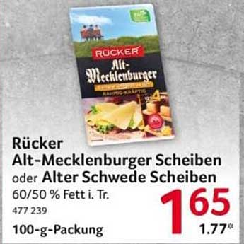 Rücker Alt-Mecklenburgburger Scheiben oder Alter Schwede Scheiben