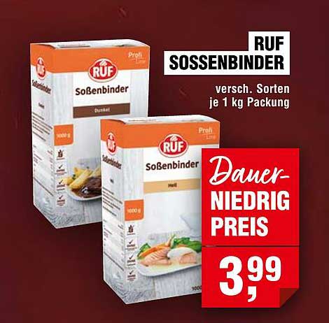 RUF Soßenbinder 1 kg - Vielseitig für jede Küche!