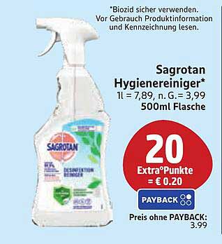 Sagrotan Hygienereiniger 500ml Flasche