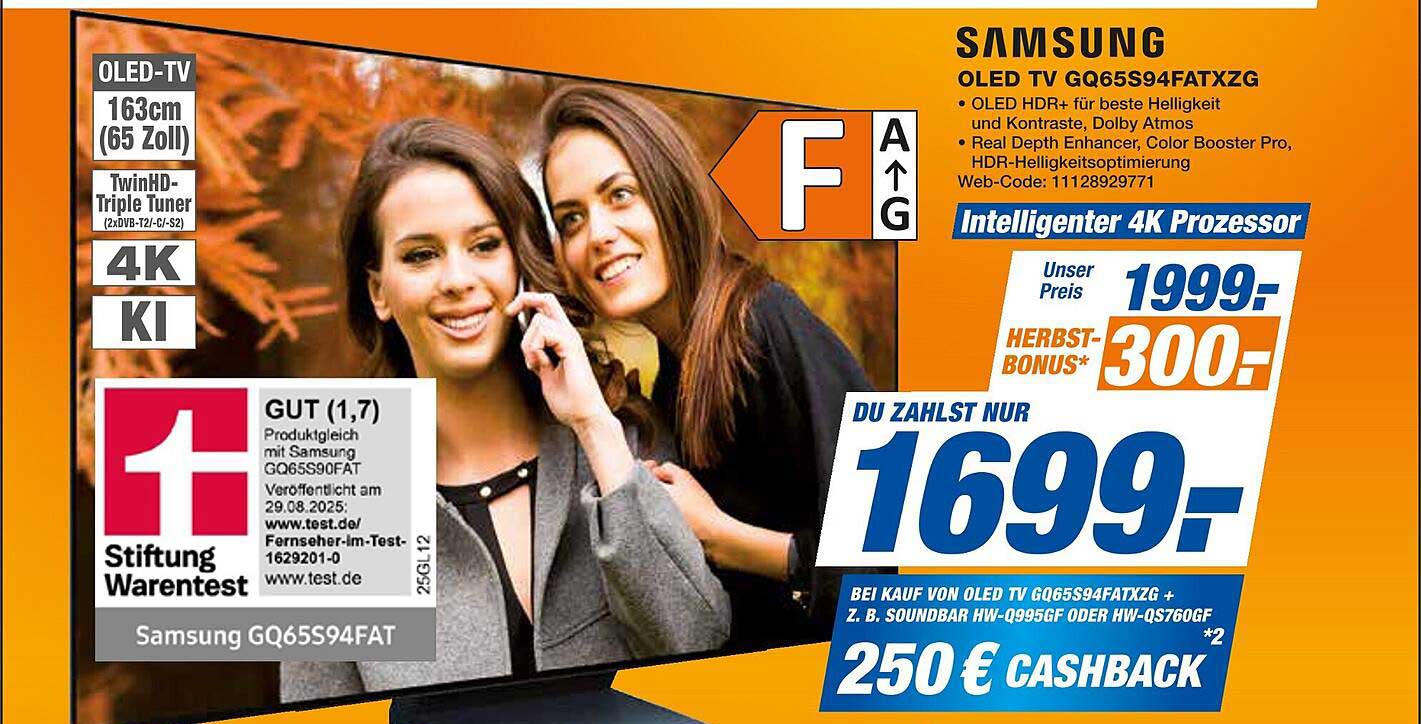 Samsung OLED TV GQ65S94FATXZG