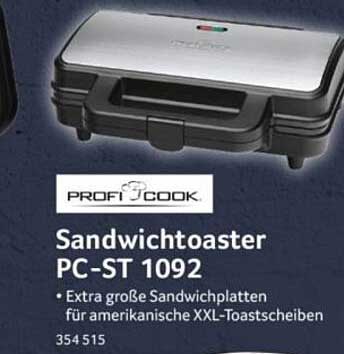 Sandwichtoaster PC-ST 1092