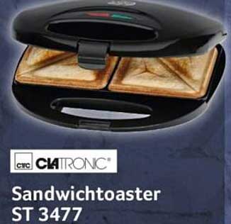 Sandwichtoaster ST 3477 von Clatronic