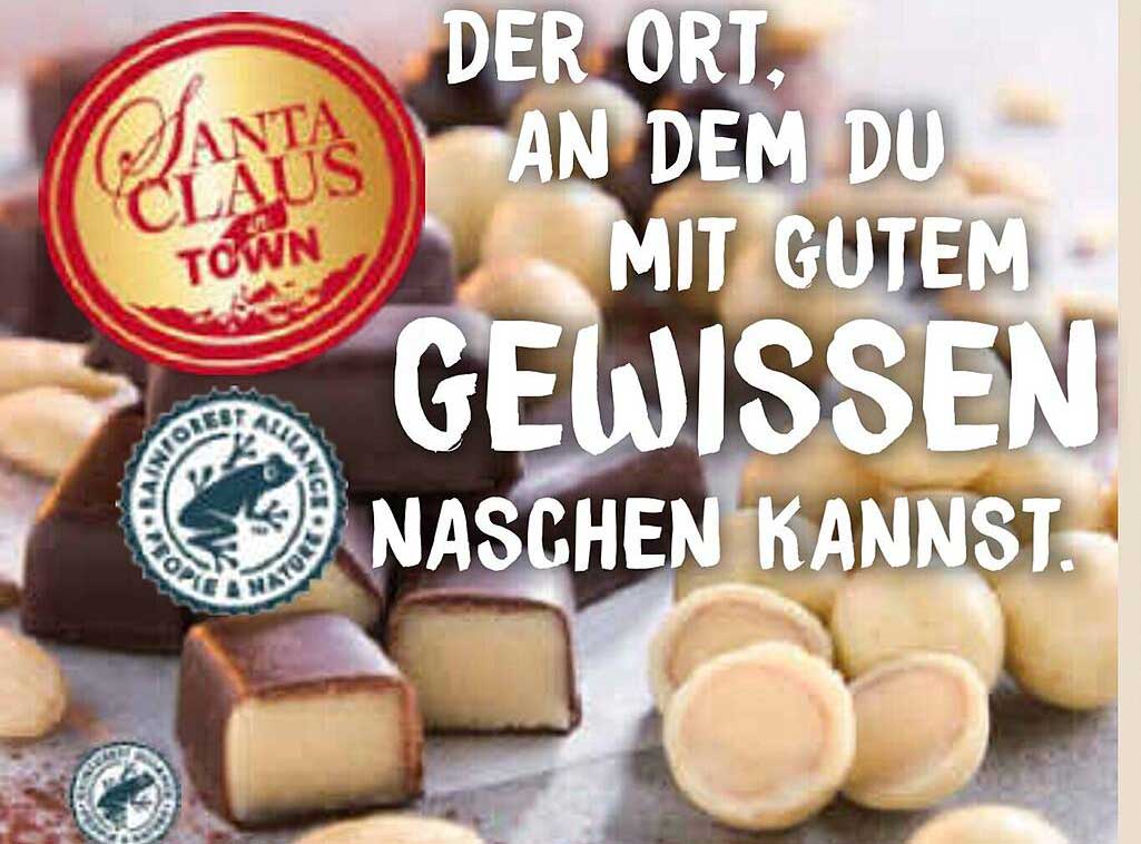 Santa Claus Town Schokoladen-Süßigkeiten