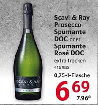 Scavi & Ray Prosecco Spumante DOC oder Spumante Rosé DOC - extra trocken