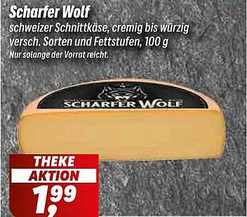 Scharfer Wolf - Schweizer Schnittkäse, cremig bis würzig