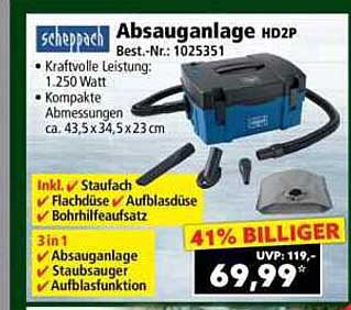 Scheppach Absauganlage HD2P