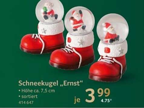 Schneekugel „Ernst“