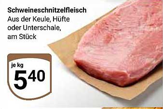 Schweineschnitzelstück - frisches Fleisch für Ihre Küche