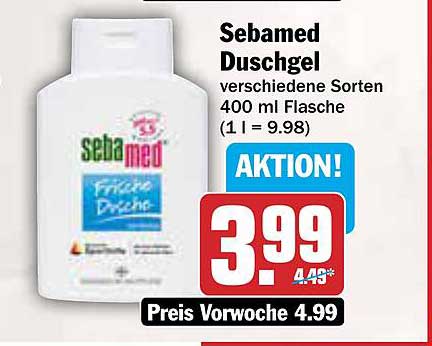 Sebamed Duschgel verschiedene Sorten 400 ml Flasche
