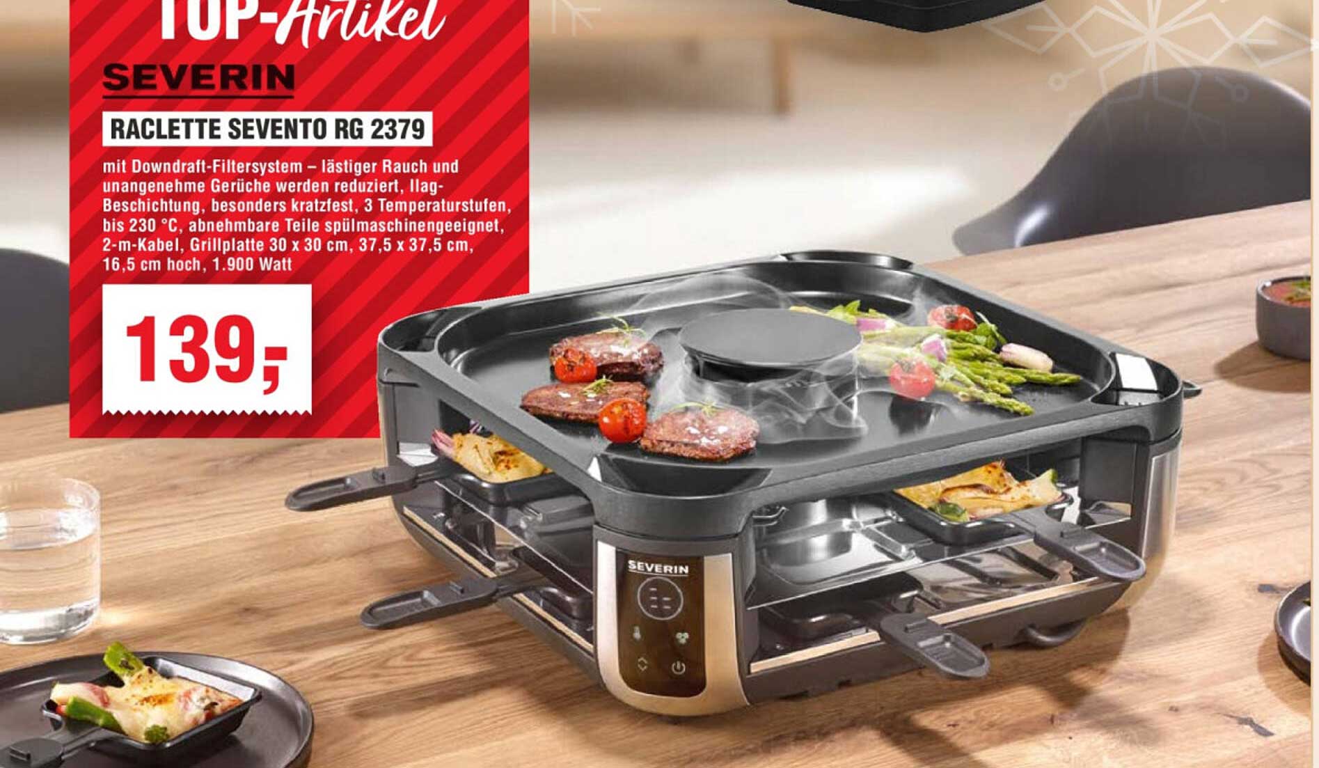 Severin Raclette Sevento RG 2379
