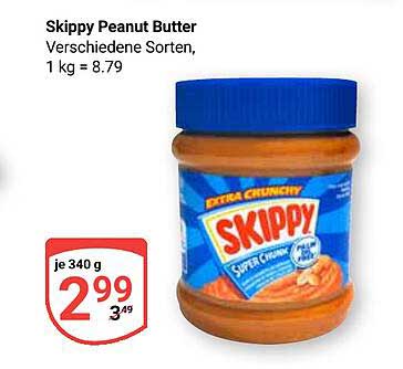Skippy Peanut Butter - Verschiedene Sorten, 340 g