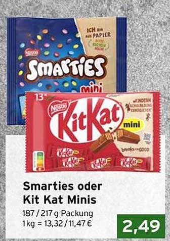 Smarties oder Kit Kat Minis