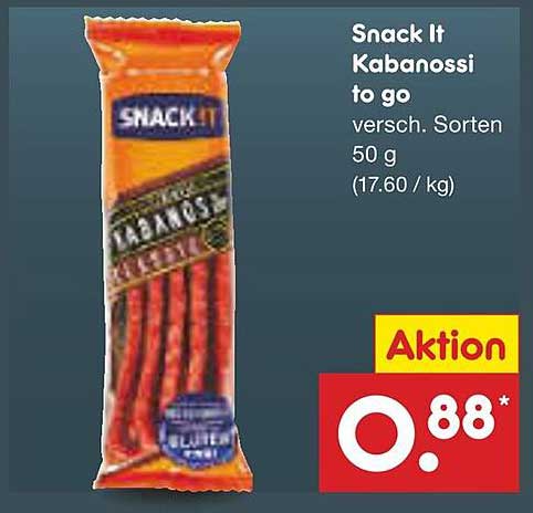 Snack It Kabanossi to go 50 g