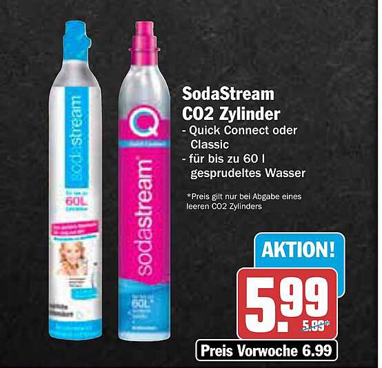 SodaStream CO2 Zylinder - Quick Connect oder Classic