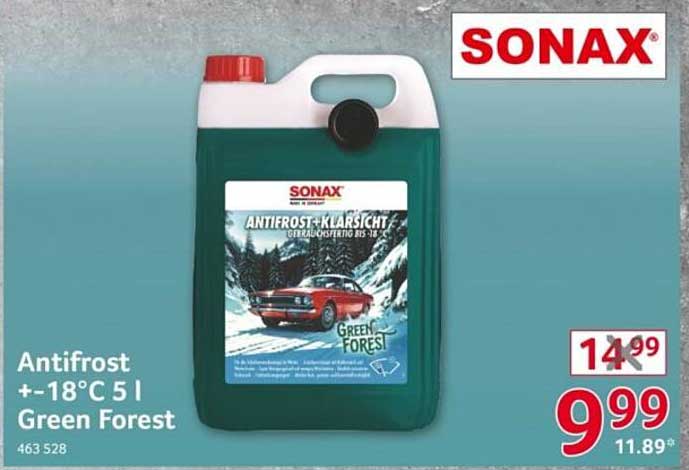SONAX Antifrost +-18°C 5 l Green Forest
