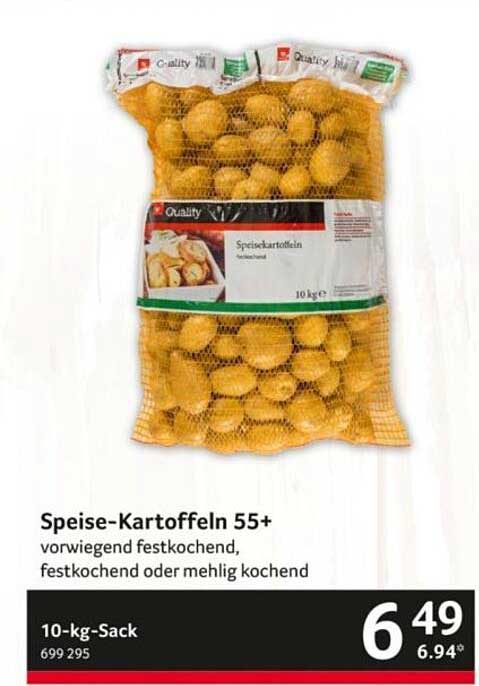 Speise-Kartoffeln 55+ im 10-kg-Sack