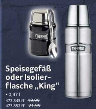 Speisegefäß oder Isolierflasche "King"