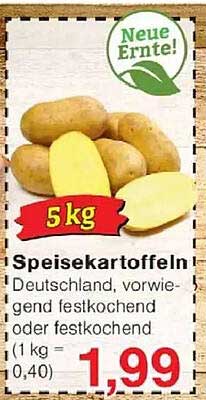 Speisekartoffeln 5 kg - neue Ernte