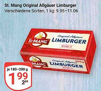 St. Mang Original Allgäuer Limburger