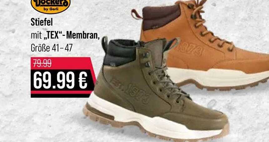 Stiefel mit „TEX“-Membran, Größe 41-47